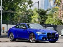 2022 BMW M4 Competition M xDrive Coupe  Frozen Portimao Blue  Carbon Package