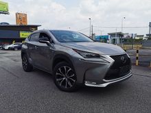2014 Lexus NX200t 2.0 F Sport -P.BOOT-3 LED-PRE CRASH (4 YRS WARRANTY)