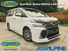 3 YRS WRTY 2016 Toyota Vellfire 2.5 ZG PRE CRASH/ MODELISTA/ ALPINE / SUNROOF