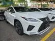 Recon 2020 Lexus RX300 2.0 F Sport Sunroof 3 LED Blind Spot Monitor Sport Leather Seats Head Up Display High Grade 5 Best Condition Car Unregistered
