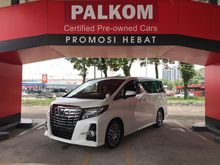 2016 Toyota Alphard 2.5 G S C Package MPV Original mileage 6000 Km Only