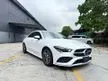 Recon 2020 Mercedes Benz CLA250 2.0 AMG (SurroundCam, 4Matic, Panroof, Bucket with memory seats, HUD, 2