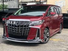 2019 Toyota Alphard 2.5 SC (Facelift) SUNROOF MOONROOF POWER DOOR x2 POWER BOOT PRE CRASH FULL LEATHER FRONT SCREEN MONITOR