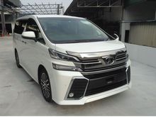 2017 Toyota Vellfire 2.5 ZG PRE CRASH UNREG