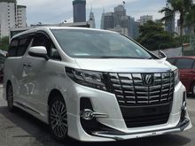 2017 Toyota Alphard 2.5 G S C Package MPV (0%GST & 0%SST)