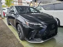 OFFEE UNREG 2022 Lexus NX 350 2.4 F Sport SUV BLACK COLOUR / BSM/ DIM/ HUD/ BLACK & RED LEATHER SEATS / FREE 6 YEAR WARRANTY/ PROCESSING FEE RM1350