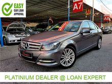 *BLACK INTERIOR* Mercedes-Benz C200 CGI 1.8 (A) W204 NEW FACLIFT LOCAL HGIH SPEC LOCAL EASY LOAN 1YRS WARRANTY 2014