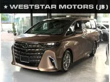 2025 Toyota Alphard Z JBL Moonroof DIM BSM Side Step 4WD Mileage 12k km FREE 5 YRS Toyota DEALER WARRANTY