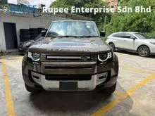 2021 Land Rover Defender 2.0 110 P300 Turbo Sun Roof 7Seather Full Leather 360View BSM System LED Light Side Step Keyless Push Start Good Condition