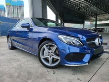 2017 Mercedes-Benz C300 2.0 AMG Coupe Premium Plus UK Unregister