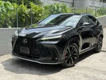 2023 Lexus NX 350 2.4 F Sport SUV / Pan Roof / HUD / DIM / BSM / 360Cam / JPN Spec