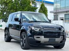 2024 Land Rover Defender 3.0 110 D300 X SUV, Full Leather Seat, Panoramic Roof, Head Up Display, Big Screen, Air Suspension