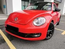 2013 Volkswagen The Beetle 1.2 TSI , 1 LADY OWNER, 36K KM ONLY, 1 YRS WARRANTY