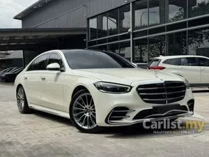 2021 Mercedes-Benz S500L 3.0 4MATIC AMG Line Sedan REGISTER 2022 UK SPEC AIR MATIC NAPPA LEATHER SUNROOF 360 CAM ADAS SYSTEM AND MORE PRICE CAN OFFER