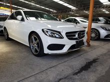 2017 Mercedes-Benz C200 2.0 AMG Sedan Xenon Light LED Daytime Running Light Reverse Camera Push Start Keyless-Go Paddle Shift Elec Leather Seat