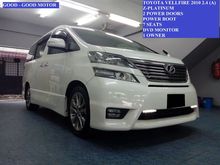 2010 Toyota Vellfire 2.4 Z Platinum 1 YEAR WARRANTY POWER BOOT 2 POWER DOORS 7 SEATS