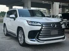 15K/KM ORANGE SEAT 2023 Lexus LX 600 3.4 Executive 4 Seater MARK LEVINSON MODELISTA RIMS FULL SPEC SUV