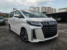 2020 Toyota Alphard 2.5 SC (GRADE 6/A) SUNROOF/3 EYEL LED/ALPINE MONITOR/DIM/BSM/PRE CRASH/FULL LEATHER/PILOT SEATS/2 POWER DOOR/POWER BOOT UNREG