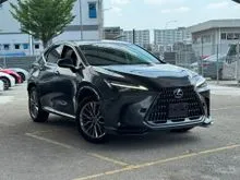 2023 Lexus NX250 2.5 VERSION Luxury (A) LOW MILEAGE, NO SUNROOF, DIM, HUD, BSM, SEAT VENTILATION, POWER MEMORY SEATS, 20inch WHEELS, 3 EYES, 360 CAM