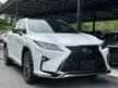 Recon 2017 Lexus RX200t 2.0 F Sport SUV*GRADE 4.5B*FULLY LOADED*PANROOF*BLACK LEATHER*HUD*SM*360 CAM*PWR BOOT*PRE CRASH*