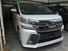 2015 Toyota Vellfire 2.5 Z ALPINE AUDIO UNREG15