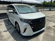 2024 Toyota Alphard 2.5 Z [ GRADE 5A / 13K KM ] FULLY LOADED UNIVERSAL SIDE STEP / TWIN MOON ROOF / FLIP DOWN MONITOR / DIM / HUD / BSM / 360 CAMERA