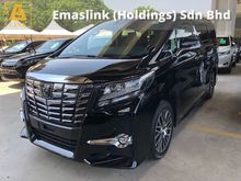 2017 Toyota Alphard 2.5 SC 2.5 Sunroof 7seats 360view Pre Crash PowerBoot 7G
