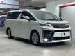 Recon 2019 Toyota Vellfire 2.5 Z / 7 Seats / Low Mileage / Tip Top Condition
