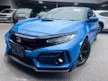 Recon Honda Civic Type R,AFM MUFFLER,ADVANCE GT 18 AW,INFINITE TAILLENS ORIGINAL PARTS,Free 5Year Warranty,Free Tinted,Free Touch Up Wax Polish,Free Service