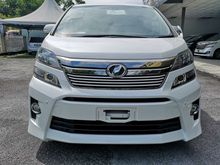2013 Toyota Vellfire 2.4 Z Golden Eyes / 2P.DOOR / P.BOOT / FULL LOAN / LOCAL AP / UNREG