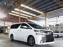 2016 Toyota Vellfire 2.5 ZG (INSURANCE REBATE RM300 + ROADTAX SAVE 5 PERCENT)