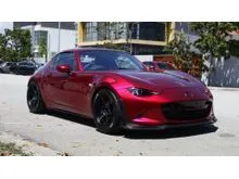 2022 Mazda Roadster 2.0 RF Convertible, Warranty 6 years, R Magic OHLINS Coilover (Stiffer Springs), RAYS TE37 SONIC 16inch (7.5J+32).