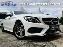 2016 Mercedes-Benz C200 2.0 COUPE * Import Baru * Full Service Record Under Mercedes * Nice Number Plate (6333) * Under Warranty * 1 Owner *