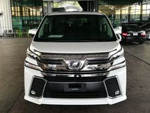 2017 Toyota Vellfire 2.5ZG MPV