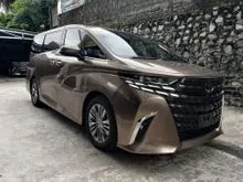 2025 Toyota Alphard 2.5 Z 7-Seater MPV JBL HUD SIDE STEP DIM BSM LOW MILEAGE UNREG