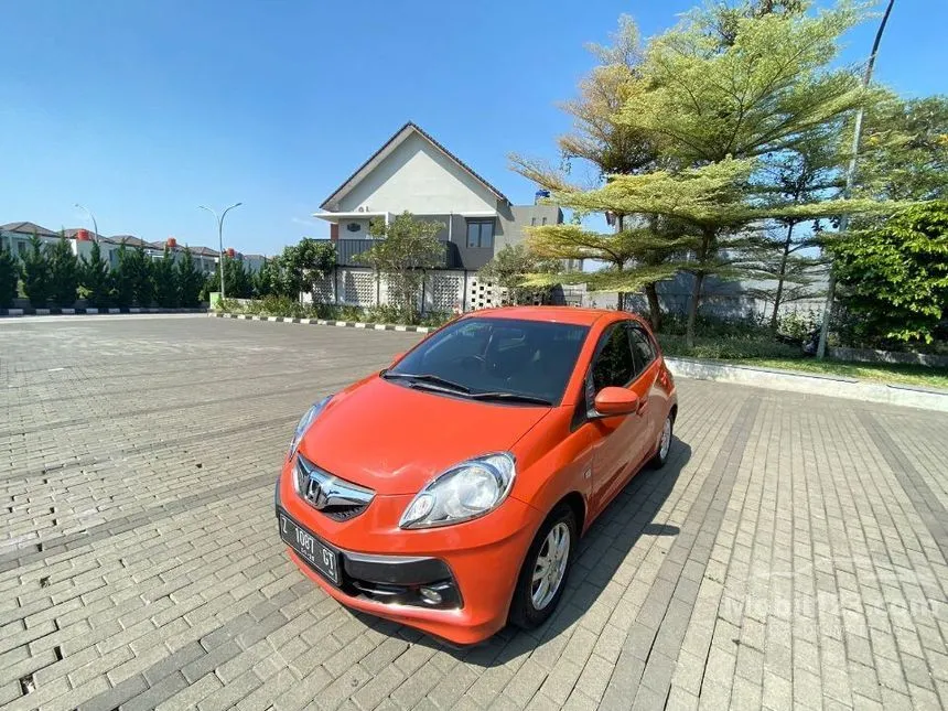 Jual Mobil Honda Brio 2014 Satya E 1.2 di Jawa Barat Manual Hatchback Orange Rp 90.000.000