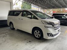 2015 Toyota Vellfire 2.5 X 8 Seater