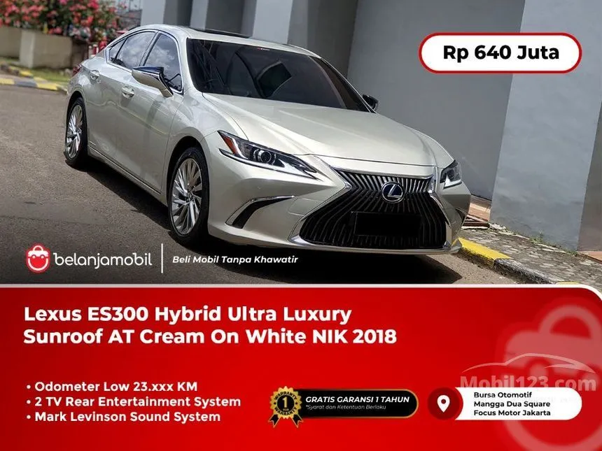 Jual Mobil Lexus ES 300h 2018 Ultra Luxury 2.5 di DKI Jakarta Automatic Sedan Lainnya Rp 640.000.000