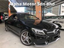2016 TRUE Mercedes-Benz C200 COUPE 2.0 AMG VEB 99 LOCAL MILE 37K KM NEW YEAR PROMOTION