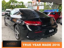 2016 TRUE Mercedes-Benz C200 COUPE 2.0 AMG NEW NUM VEB 99 LOCAL MILE 37K KM NEW YEAR PROMOTION