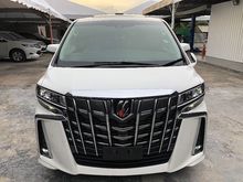 2019 Toyota Alphard 2.5 SC 3LED BLIND SPOT DIM SUN ROOF