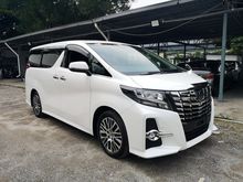 2017 Toyota Alphard 2.5 SC LEATHER SEAT