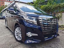 UNREGISTERED - Toyota Alphard 2.5 S A Model - 8 Seater - Sunroof - Year Make 2016 - Nego Until Let Go