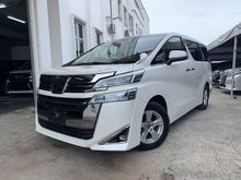 2018 Toyota Vellfire 2.5 X MPV**SHOWROOM CONDITION**PREMIUM WARRANTY**DIM**2 POWER DOORS**