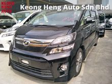 2013 Toyota Vellfire 2.4 Z Golden Eyes BLACK EDITION SUNROOF HOME THEATER SOUND SYSTEM 2 POWER DOOR POWER BOOT FRONT REAR CAMERA 1YEAR WARRANTY