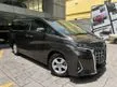 Recon 2020 TOYOTA ALPHARD 2.5X EDITION (250 KM MILEAGE) 8 SEATER