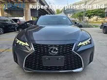 2023 Lexus IS 300 2.0 Version L Sedan Turbo Camera Paddle Shift Keyless Push Start Engine Low Mileage 4.5B Good Condition Nice Car