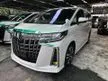 Recon 2019 Toyota Alphard 2.5 SC NEW MODEL FACELIFT ROOF MONITOR LANE ASSIST PRECRASH SYSTEM 2PD POWER BOOT FULL LEATHER PILOT SEAT 7 SEATER UNREGISTERED