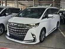 OFFER UNREG 2025 Toyota Alphard 2.5 Z Modelista MPV WHITE ( 4WD ) ORIGINAL MODELISTA BODYKIT/HUD/DIM/BSM/ FREE 6 YEAR WARRANTY/PROCESSING FEE RM1350