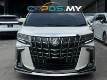 2019 Toyota Alphard 2.5 G S C Package MPV / DIM / Modelista Body Kit / Sunroof / Moonroof / Alpine Sound System / Reverse Camera / Power Boot